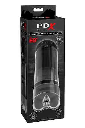 Вибропомпа вакуумная Pipedream PDX Elite черная, 17.8 см Sex Aura Киев