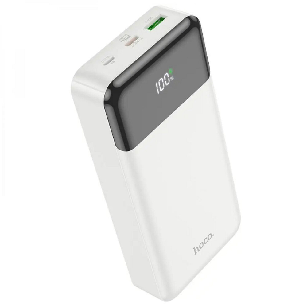 Зовнішній акумулятор HOCO J102A Cool figure PD20W+QC3.0 power bank(20000mAh) White Київ - фото 1
