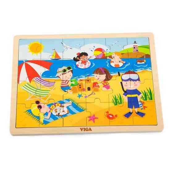 Дерев'яний пазл Viga Toys Пори року: літо, 24 ел. (51270) Харків