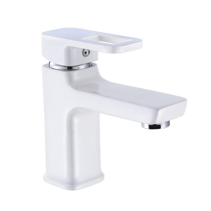 Смеситель для раковины Lidz Wawel 001белый/хром Киев - изображение 1