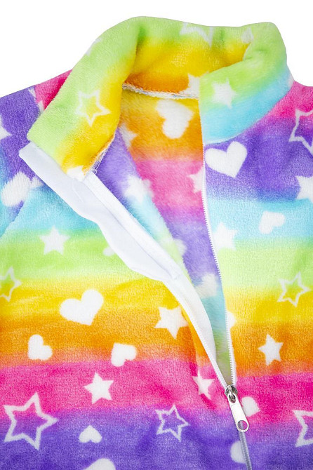 Теплий комбінезон для малюків, велсофт кольоровий топ Юрма Одяг Київ - фото 2