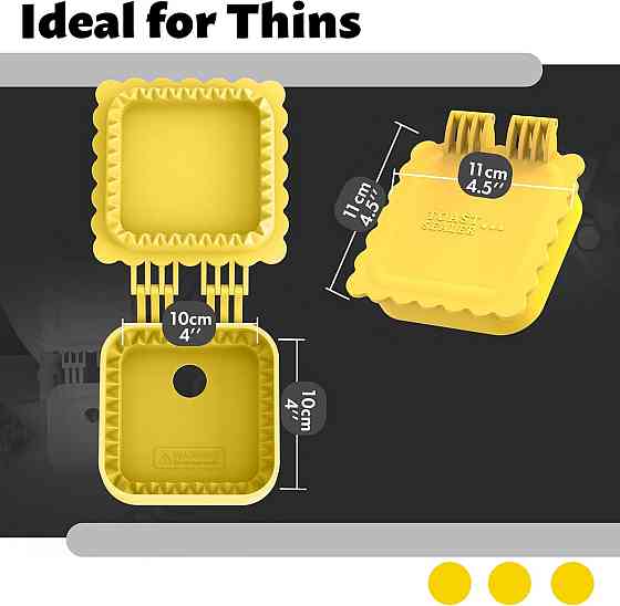 Форма для сендвічів Toastie Maker Modish Ware, запаювач тостів для тонкого хліба, BPA Free, для тостера, духовки, аерофритюрниці Київ