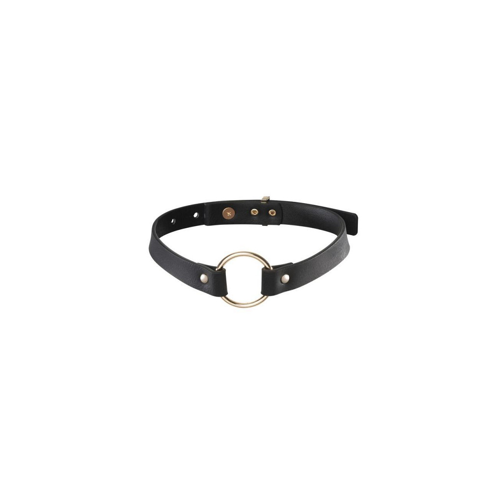 Чокер з екошкіри Bijoux Indiscrets Maze – Single Choker Black Sex Aura Київ - фото 1