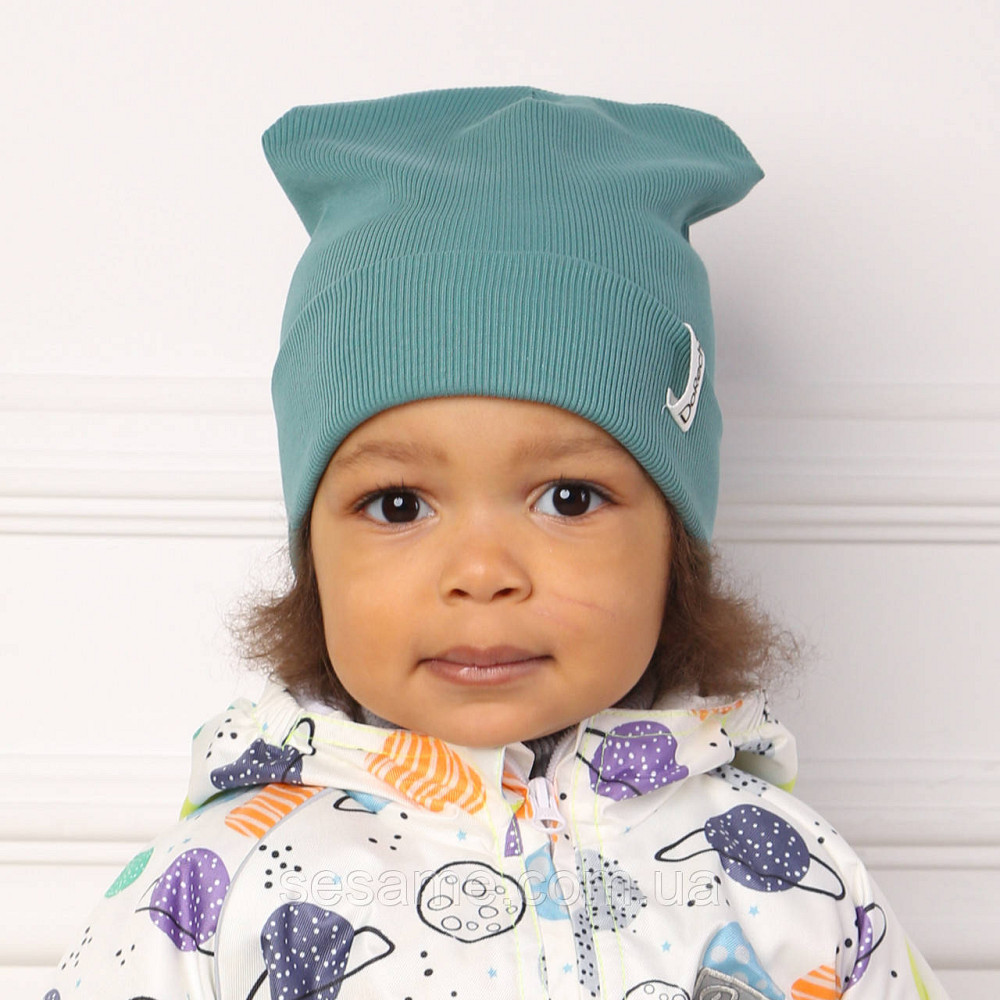 Дитяча Шапка Демісезонна М'ята 48-52 Харків - фото 1