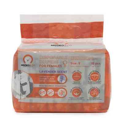Подгузники для животных MISOKO&CO для собак-сук с углем, индикатором влажности S (SHAMSK63051) Винница
