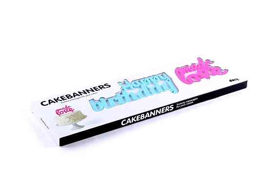 Банер на торт Happy BirthDay Рівне