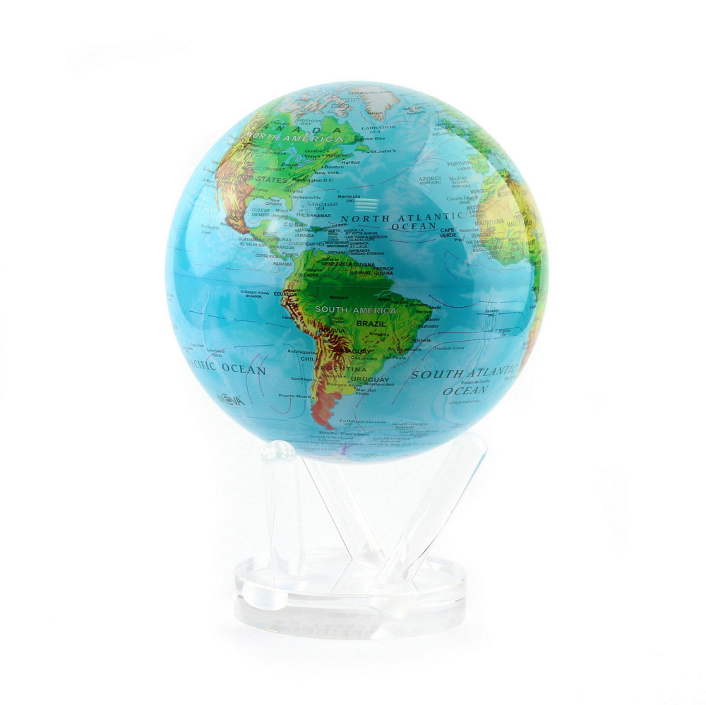 Гіро-глобус Solar Globe "Фізична карта" 21,6 см (MG-85-RBE) Рівне - фото 1