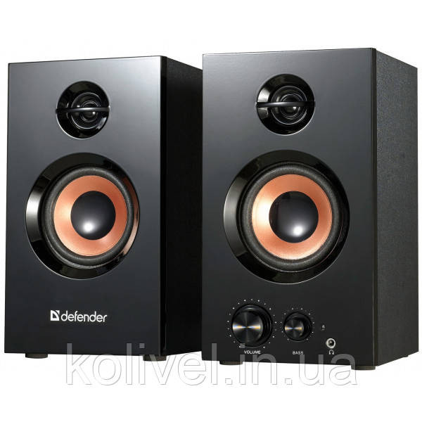 Акустична система 2.0 Defender Aurora S20, 20Вт (RMS) MDF чорна (65419) Киев - изображение 1