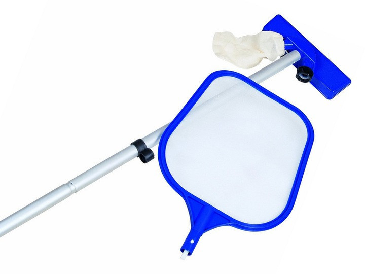 Набір для чищення басейну Bestway 167см штанга + пилосос + сітка 58013 Київ - фото 2