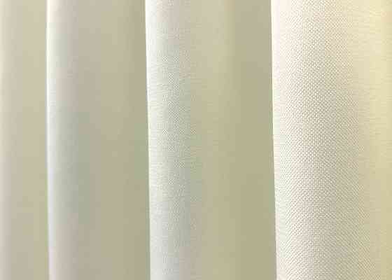 Комплект коротких штор VR-Textil Лен Парма № 1736ш Молочный 130х170 см 2 шт (35-0361) Киев