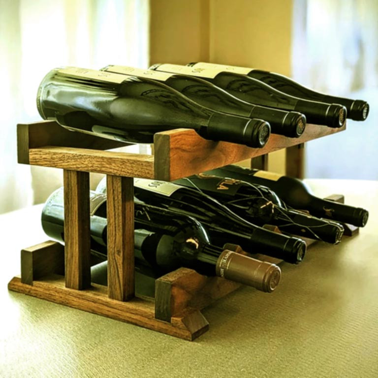 Настільна винна полиця "Ламорада" латте Миколаїв - фото 1