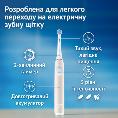 Електрична зубна щітка Oral-B Series 2 iOS2.1C9.0 Pink (8700216611831) Вінниця - фото 3