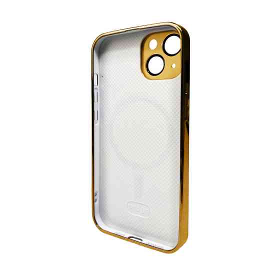 Чохол для смартфона AG Glass Sapphire Frame MagSafe Logo for Apple iPhone 14 Gold Київ