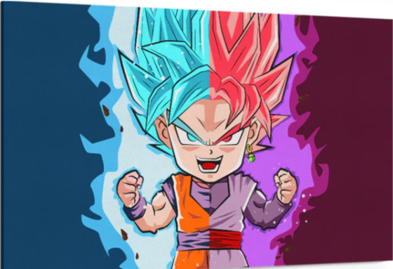 Великий килимок для миші та клавіатури Dragon Ball Chibi Луцьк