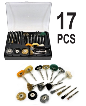 Насадки шліфувальні і полірувальні до мінішліфувальної машинки, 17шт Харків