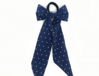 Гумочка для волосся жіноча краплі синя Київ - фото 1