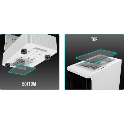 Корпус Gamdias TALOS E3 CG WH (4711514501209) Вінниця - фото 3