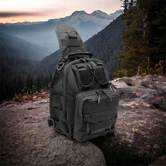 Тактическая сумка на грудь, Мужская сумка кроссбоди Плечевая мужская вместительная JN-84 Львов