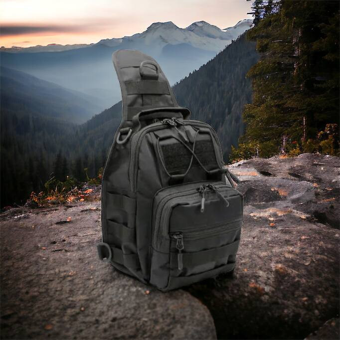 Тактическая сумка на грудь, Мужская сумка кроссбоди Плечевая мужская вместительная JN-84 Львов - изображение 1