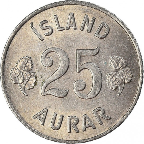 Исландия 25 эйре, 1946-1967 Полтава - изображение 1