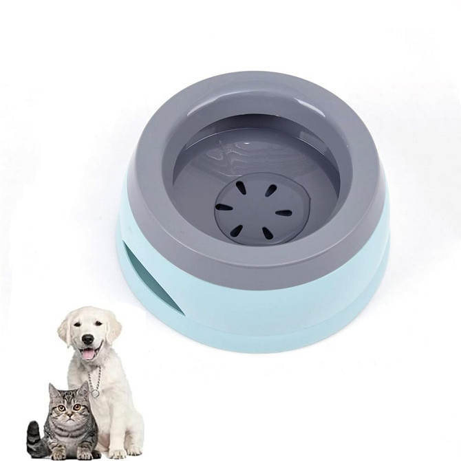 Миска для води для домашніх тварин Azonee No-Spill Slobber Stopper Луцьк - фото 1