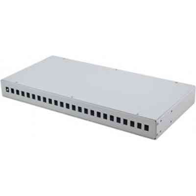 Патч-панель оптична 1U, SC, сплайс касети S332 Crosver (FOB 19/1-332-SC lite) Винница