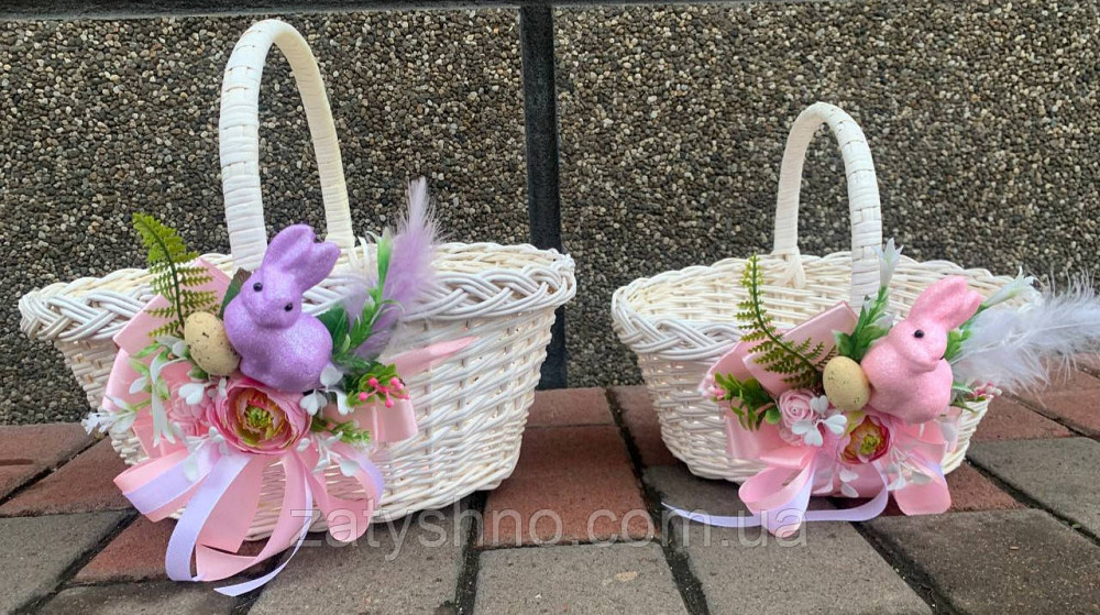 Корзинка детская, белая Киев - изображение 1