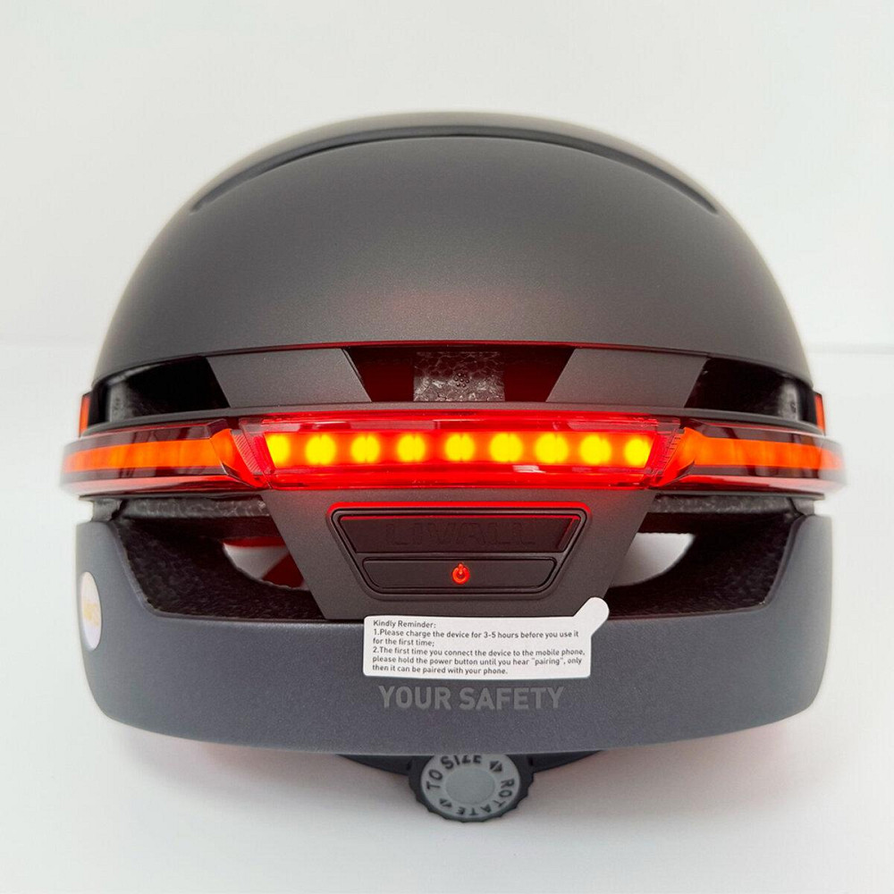 Захисний шолом Livall BH51M NSO Black, акустика JBL, мікрофон, сигнали поворотів та стопів, LIV-JB51MN-5312 Одеса - фото 8