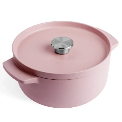 Кастрюля KitchenAid чавунна з кришкою 3,3 л Суха троянда (CC007430-001) Винница - изображение 1