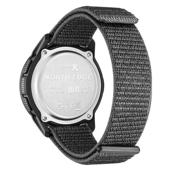 Годинник чоловічий водостійкий тактичний North Edge Terrax Black Вінниця - фото 3
