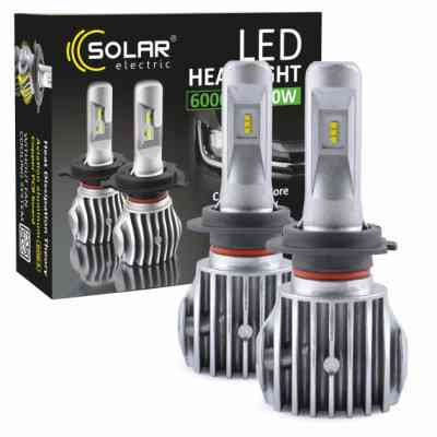 Автолампа SOLAR H7 CANBUS 12/24V 6500K 6000Lm 50W Cree Chip 1860 (8607) Винница