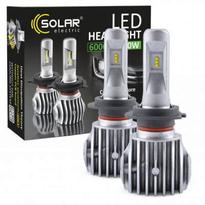 Автолампа SOLAR H7 CANBUS 12/24V 6500K 6000Lm 50W Cree Chip 1860 (8607) Вінниця - фото 6