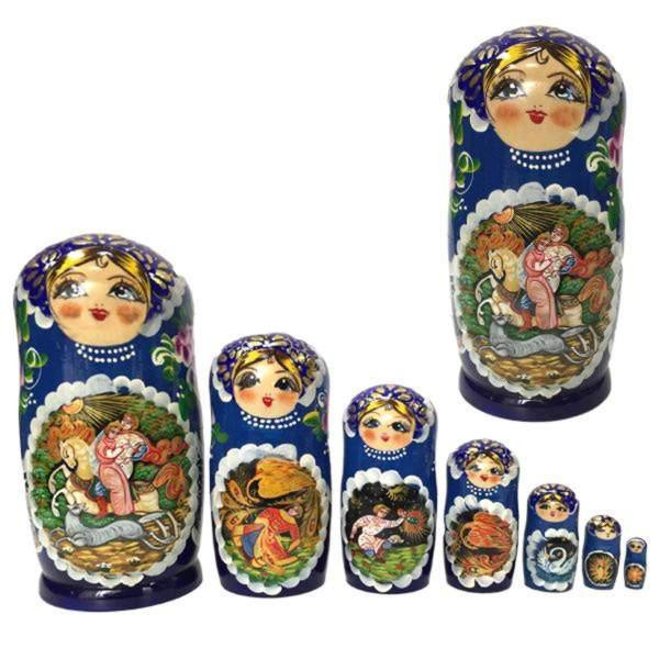 Статуетка Матрьошка дерев'яна Казка 7 в 1 Київ - фото 1