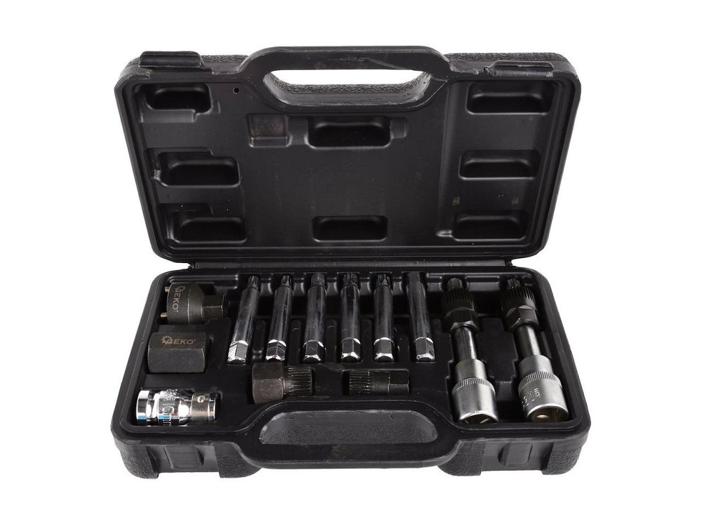 Набір ключів "GeKo" для генератора змінного струму [к-т 13шт] з хром-ванадієвої легованої сталі [Cr-V] Стрый - изображение 1