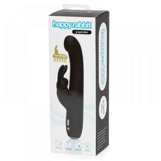 Вібратор-кролик HAPPY RABBIT Slimline для точки G Sex Aura Київ
