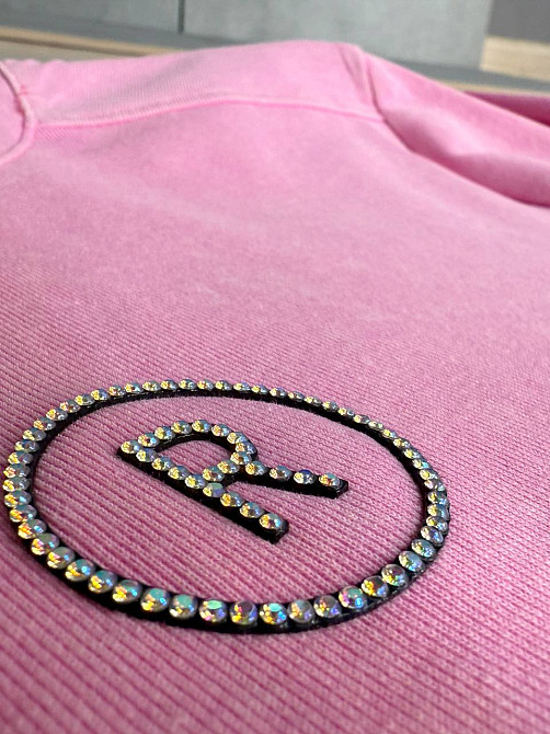 Лонгслив женский A-N 2517-5 трикотажный варка тай-дай с камешками 