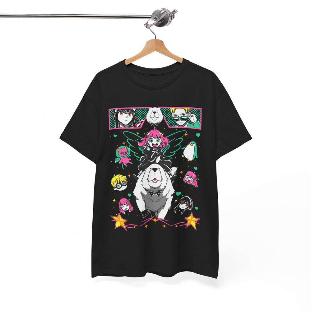 Футболка для мальчика аниме Шпион и семья оверсайз (рост от 165 до 180 ) Черний AnimeJ0176m Днепр - изображение 8