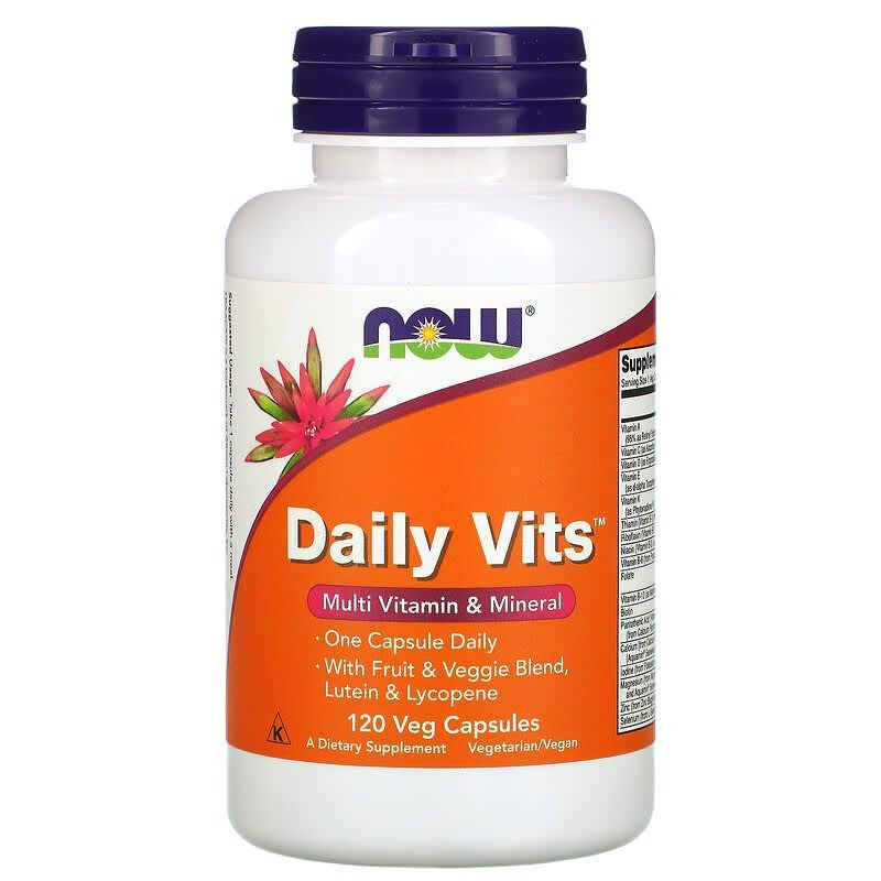 Мультивитамины (Daily Vits Multi Vitamin and Mineral) 120 капсул Киев - изображение 1