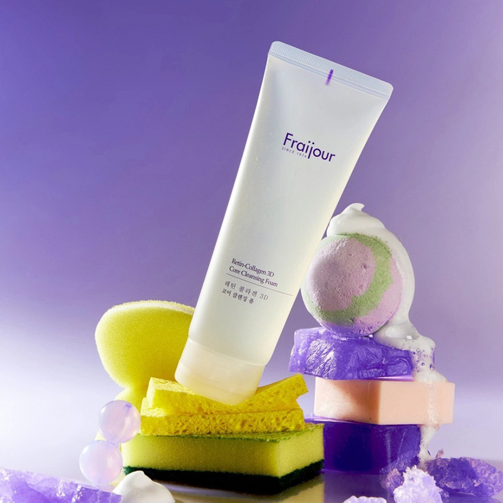 Оновлююча пінка для вмивання з колагеном та ретинолом Retin-Collagen 3D Core Cleansing Foam Fraijour 250 мл Київ - фото 3