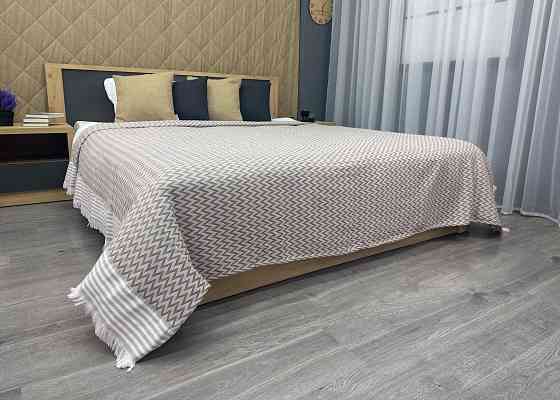 Покривало Dakota Fringe ЄВРО 200х230 см колір сірий з білим (85-196) Київ