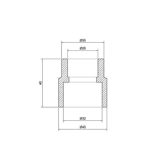 Муфта PPR Thermo Alliance 32х25 Киев