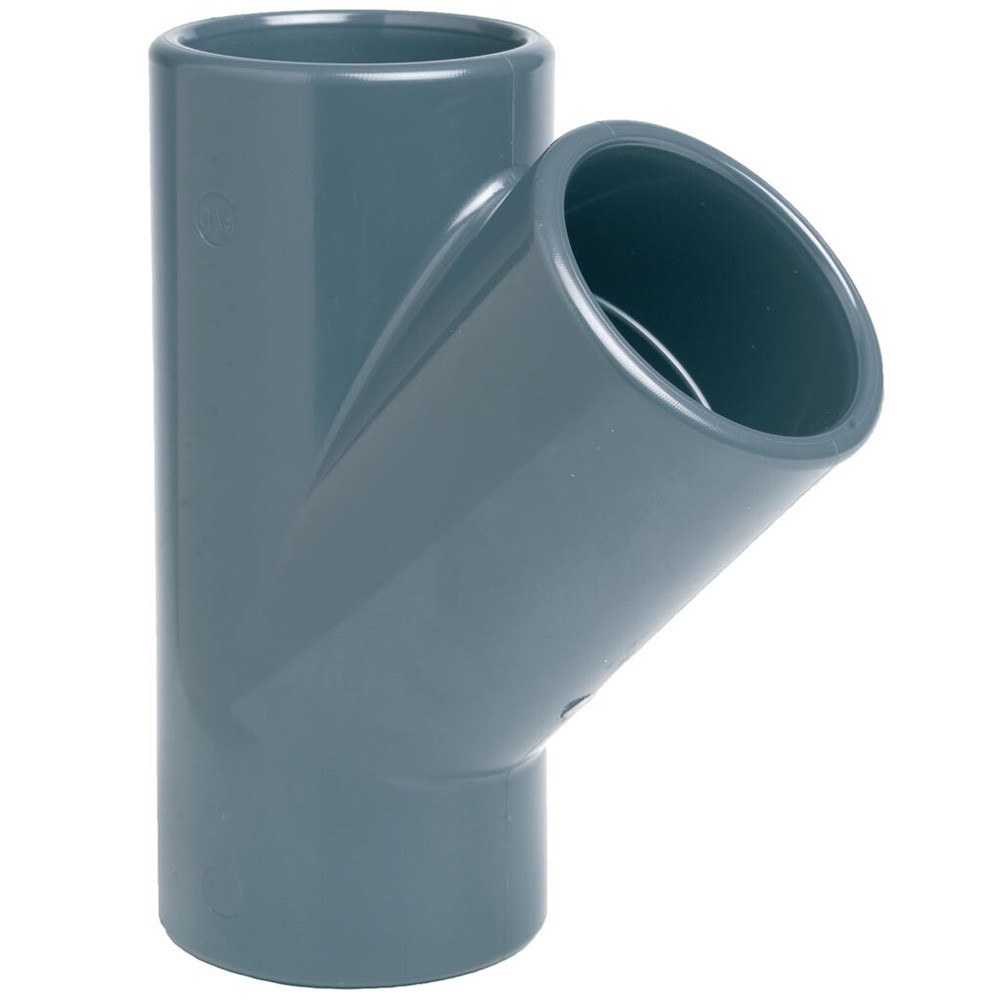 Трійник ПВХ Effast RDRTYD0900 45° клеєвий, d90 мм Київ - фото 1