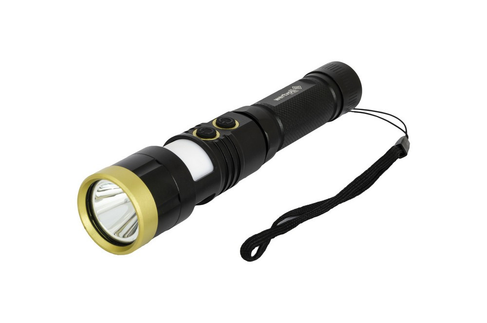 Ліхтар магнітний WERTVOLL 8 режимів LED+WHITE/RED/BLUE IP44 Li-ion 2000 mAh/t 7000 K/300 lum AL 157х32 мм RX-8006 Коломыя - изображение 8