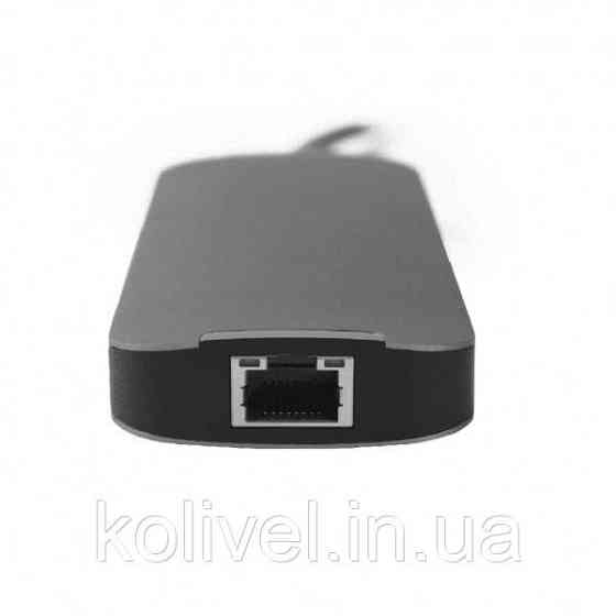 Док-станція USB3.2 Type-C --> HDMI/USB 3.2x2/RJ45/USB-C/SD/TF/PD 80W/Audio 9-in-1 DSC-901 CHIEFTEC (DSC-901) Київ