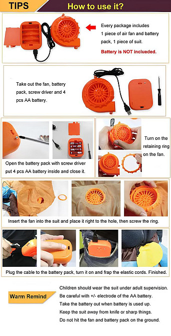 Надувной костюм Пикачу RESTEQ — взрослый костюм для косплея и вечеринок, рост 150–190 см, высота 2 м Киев - изображение 9