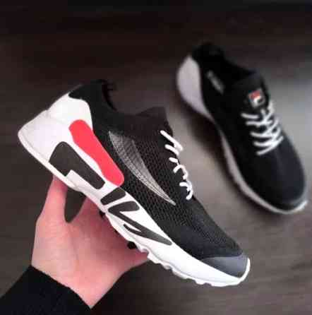 Кросівки FILA Чорні Чоловічі Філа Тканинні Літні для бігу (розміри: 41,42,43,44,45) Дніпро