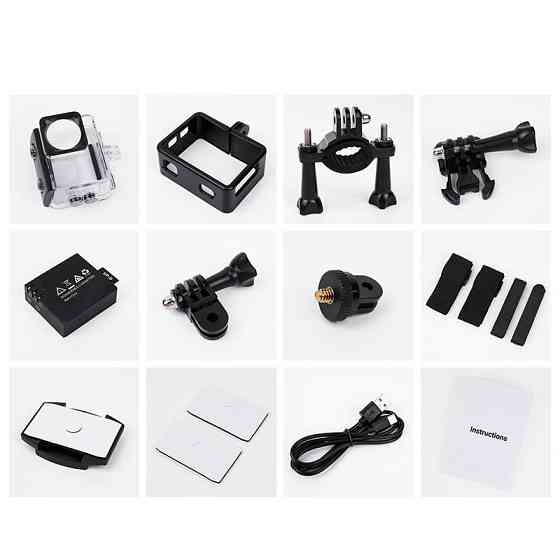 Екшн камера HOCO DV102 4K чорна з антибліковою системою Київ