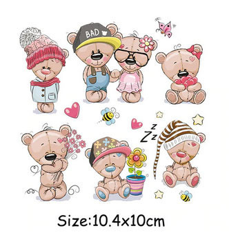 Термонаклейка детская Мишки Киев - изображение 1