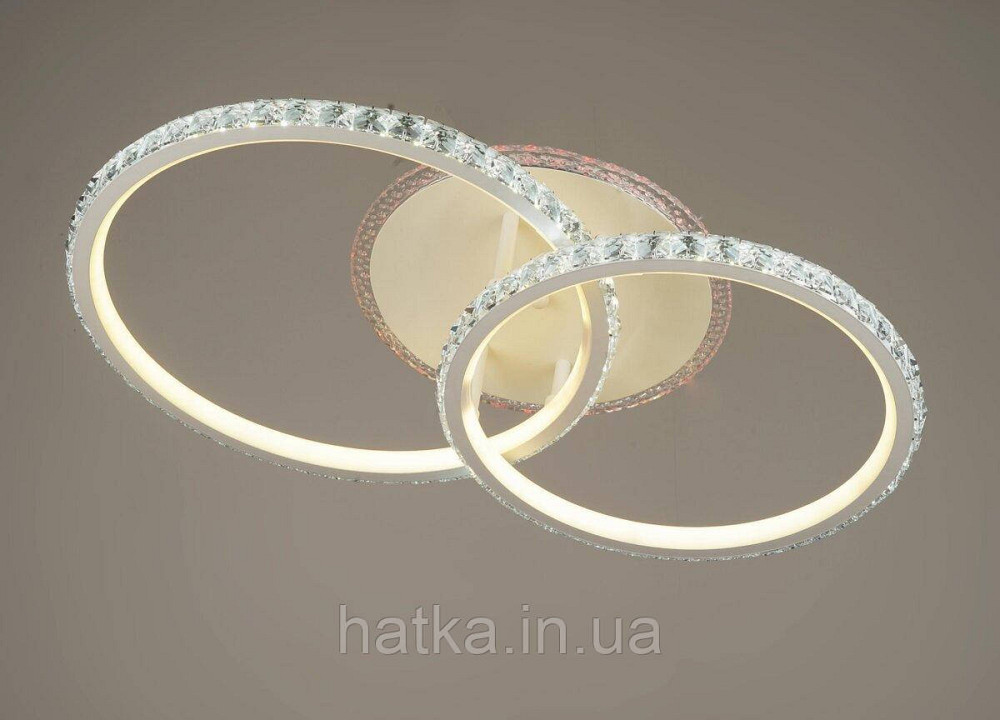 Люстра світлодіодна акрілова Sirius B YT393/2 (80W+12W RGB) Київ - фото 1