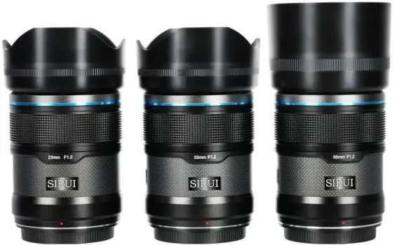 Об'єктив Sirui Sniper Lens APS-C AF Kit 23, 33, 56mm F1.2 Z-Mount Carbon Київ